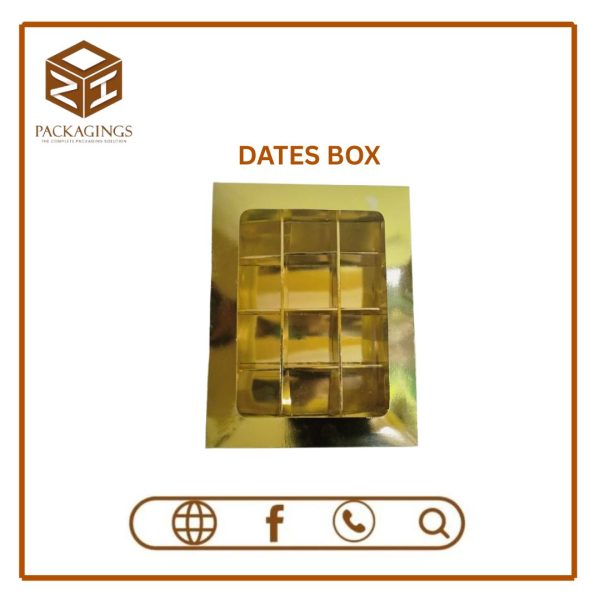 12 Cavity date box (Pack of 10)