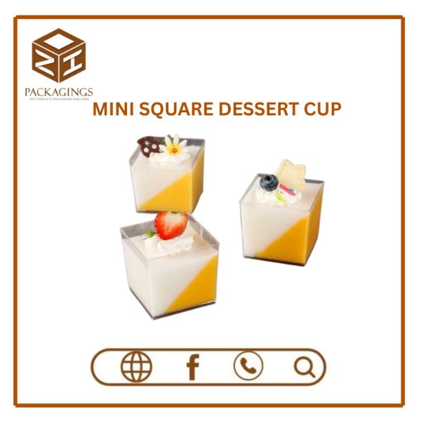 MINI SQUARE DESSERT CUP