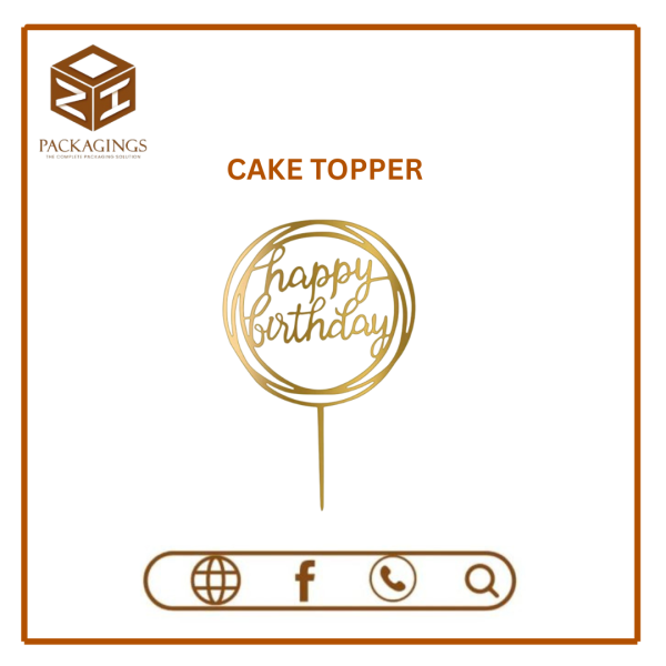 Happy Birthday Cake Topper